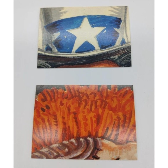 1986 Garbage Pail Kids Dinah Saur & Farrah Fossil #88a & 88b Set Cards Stickers - Picture 5 of 5